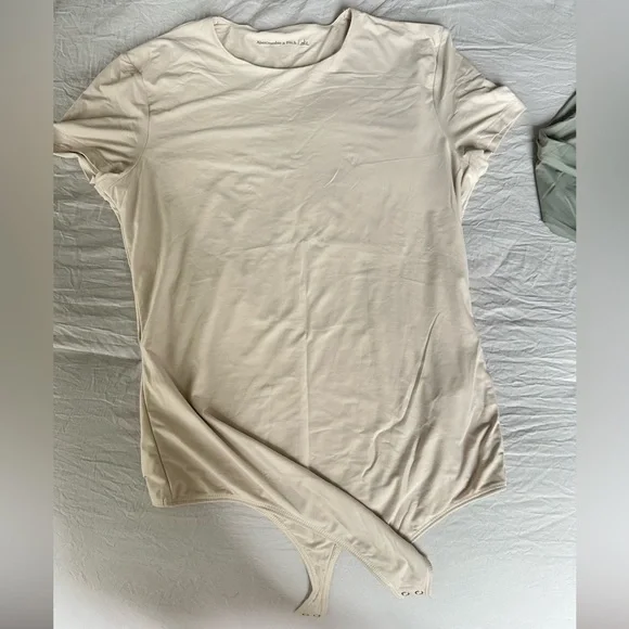 Abercrombie & Fitch Cream & Green Women's Bodysuit set - Picture 2 of 3